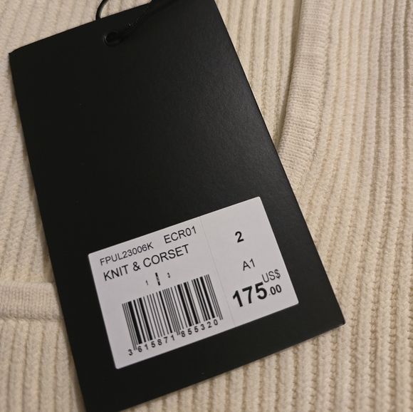 NWT The Kooples Ribbed Top - Picture 6 of 12